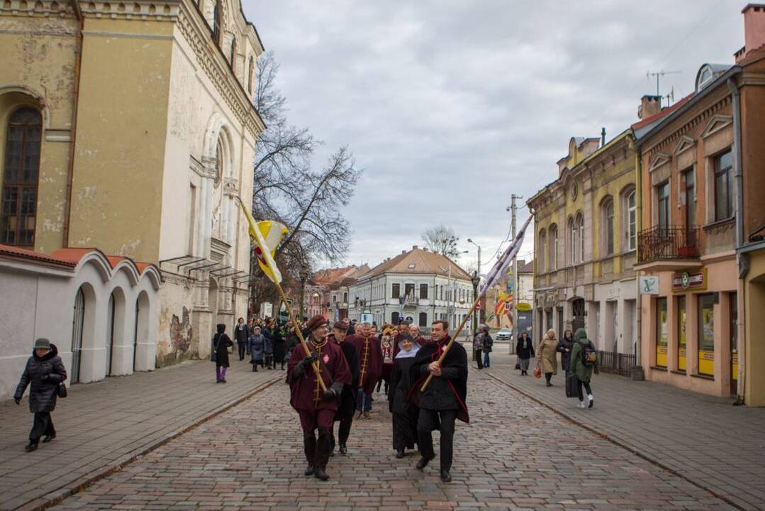 Į  Kauną atvyko Kalėdų senis