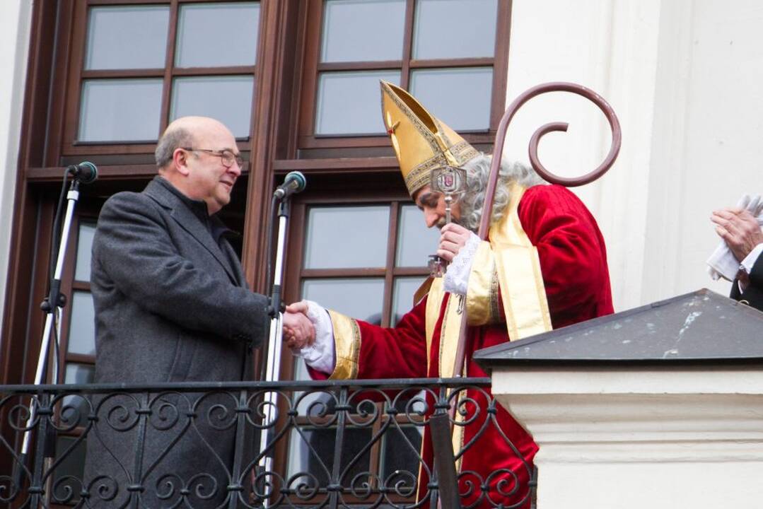 Į  Kauną atvyko Kalėdų senis