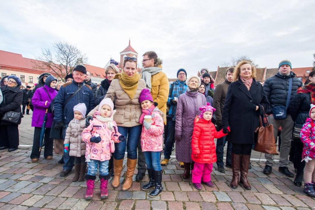Į  Kauną atvyko Kalėdų senis
