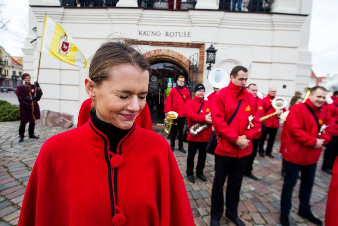 Į  Kauną atvyko Kalėdų senis