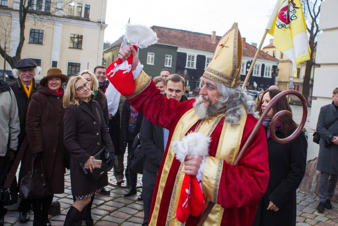 Į  Kauną atvyko Kalėdų senis