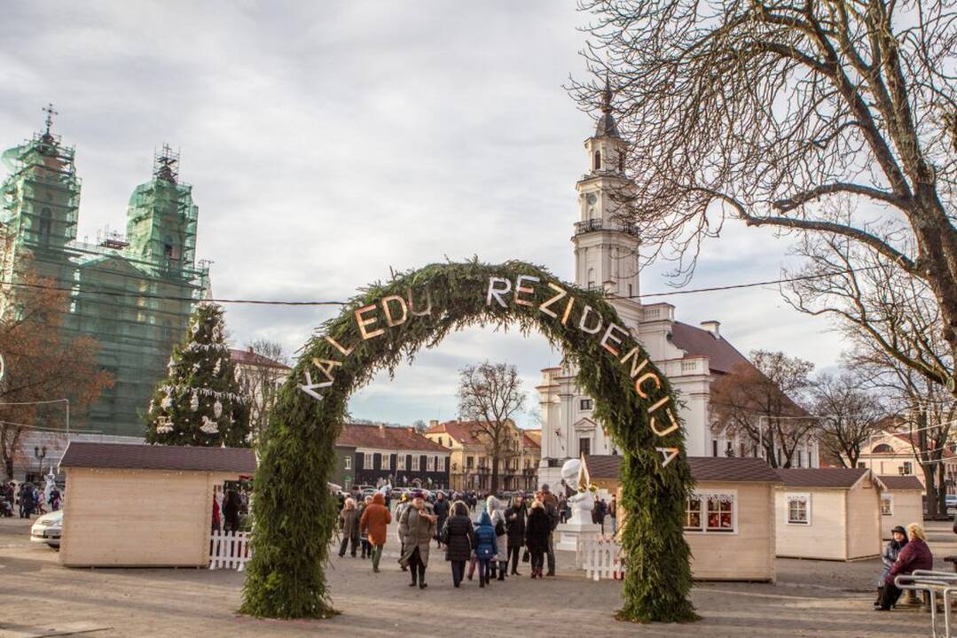 Į  Kauną atvyko Kalėdų senis