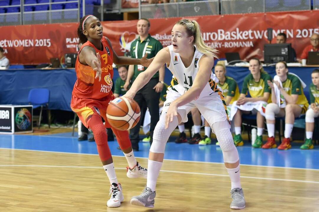 Lietuvos moterų krepšinio rinktinė pralaimėjo Europos čempionato starte