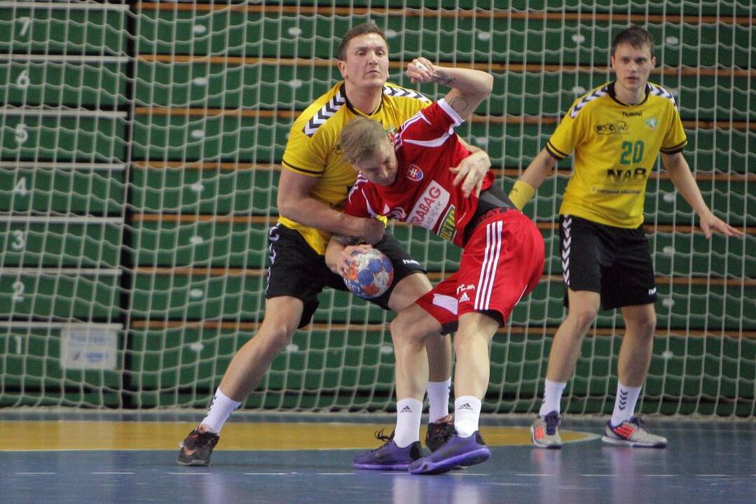 Europos vyrų rankinio čempionato atrankos rungtynėse lietuviai sužaidė lygiosiomis su slovakais.