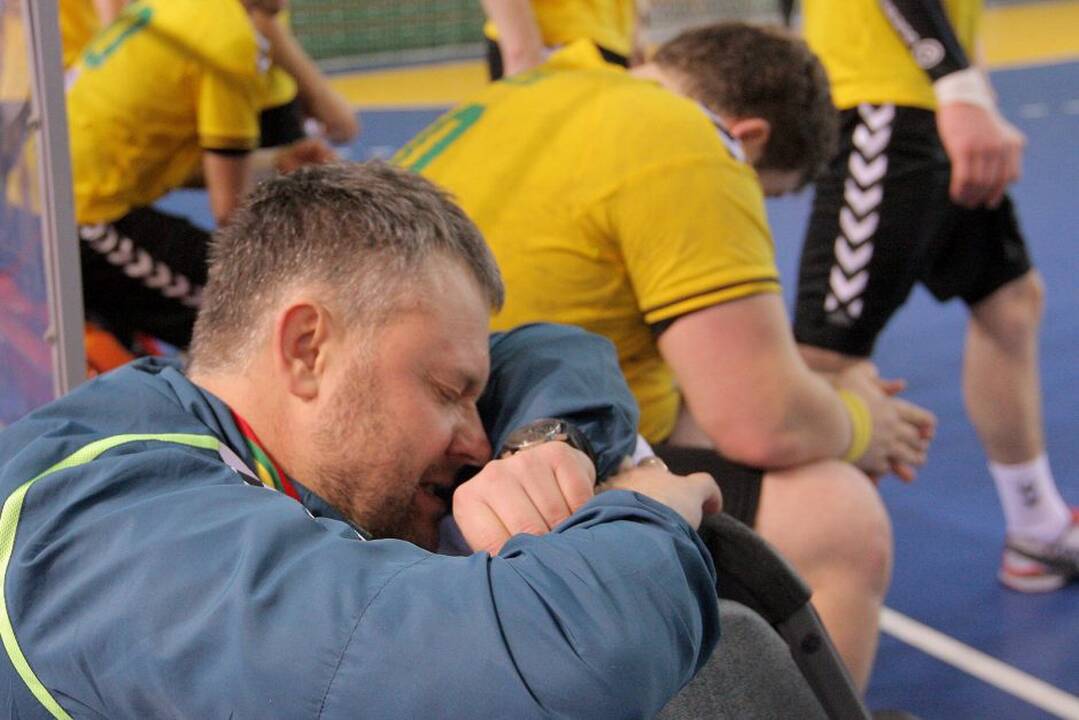 Europos vyrų rankinio čempionato atrankos rungtynėse lietuviai sužaidė lygiosiomis su slovakais.