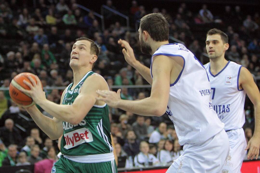 Lietuvos krepšinio lygos rungtynėse Kauno „Žalgiris“ namuose neturėjo vargo su „Vytauto“ ekipa.