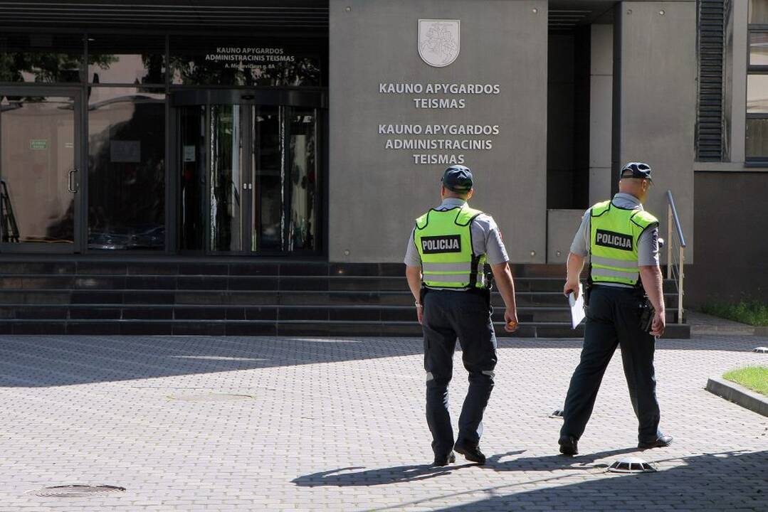 Evakuotas Kauno apygardos teismas