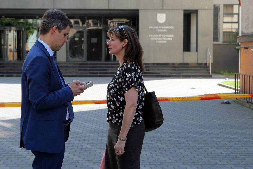 Evakuotas Kauno apygardos teismas