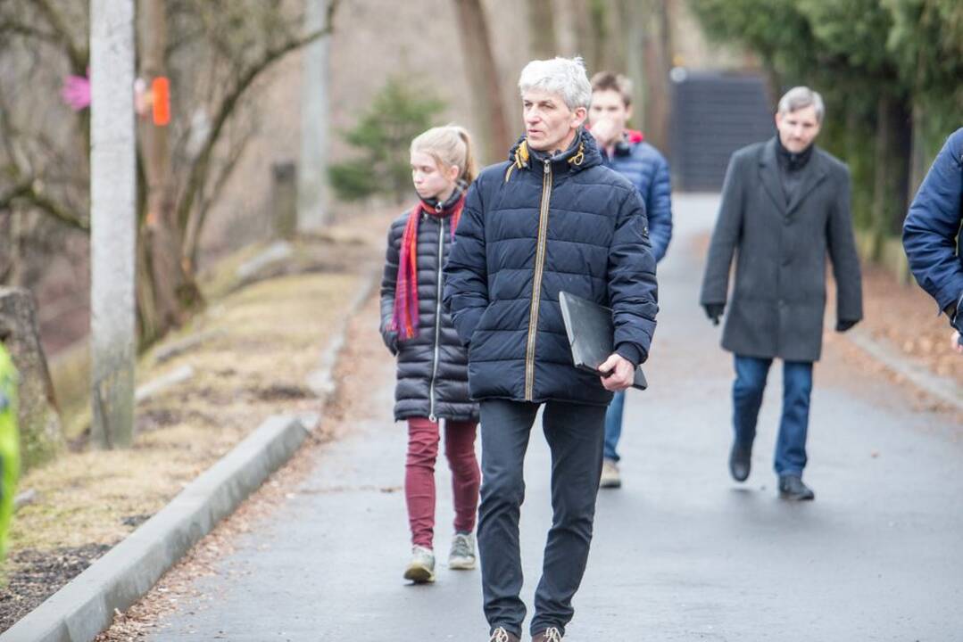 Piketas dėl Kauko laiptų medžių