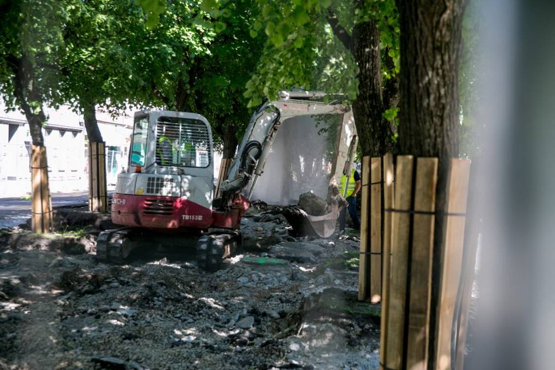 Prakirstas vandens vamzdis Laisvės al.