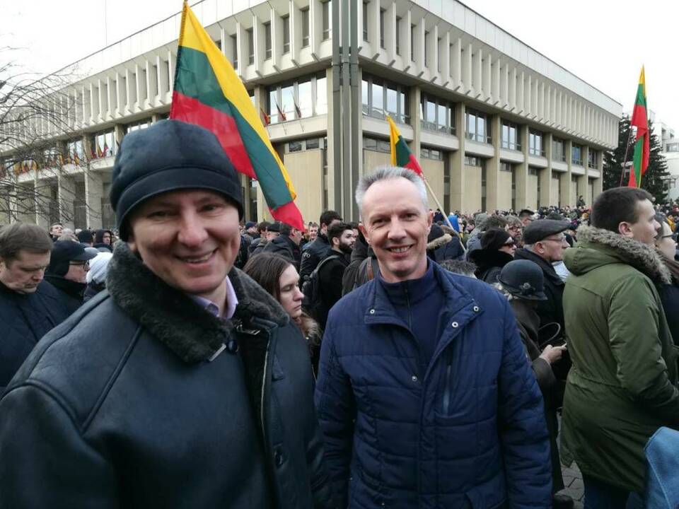 Protesto akcija „Mes kaltinam!“