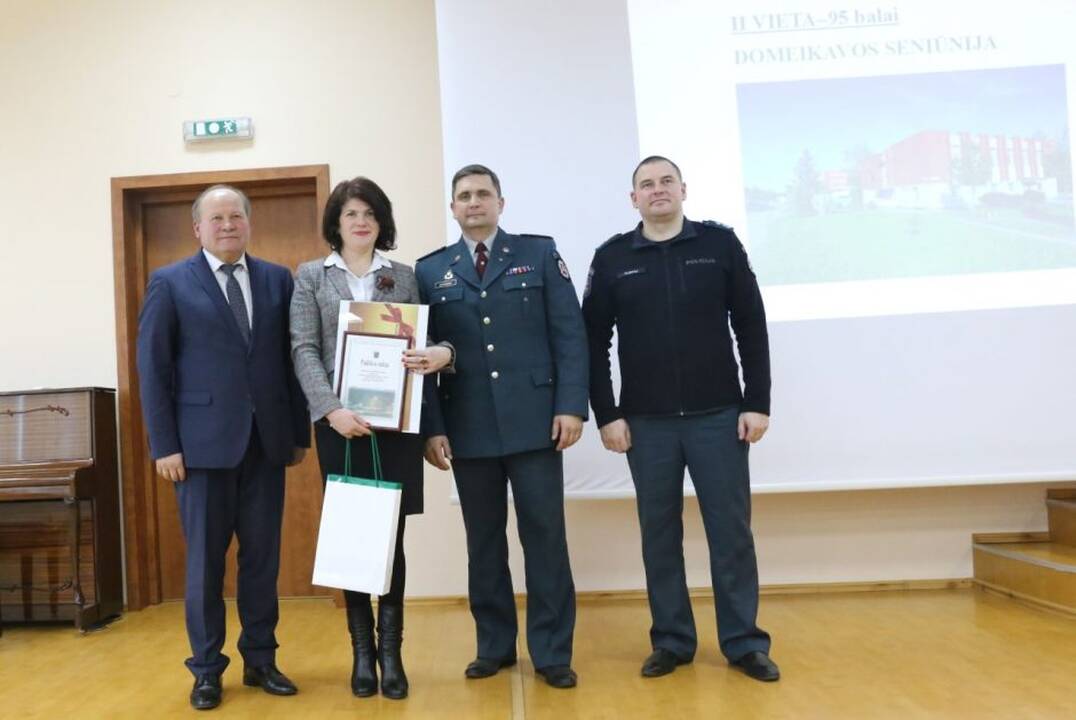 Pagerbtos saugiausios Kauno rajono seniūnijos