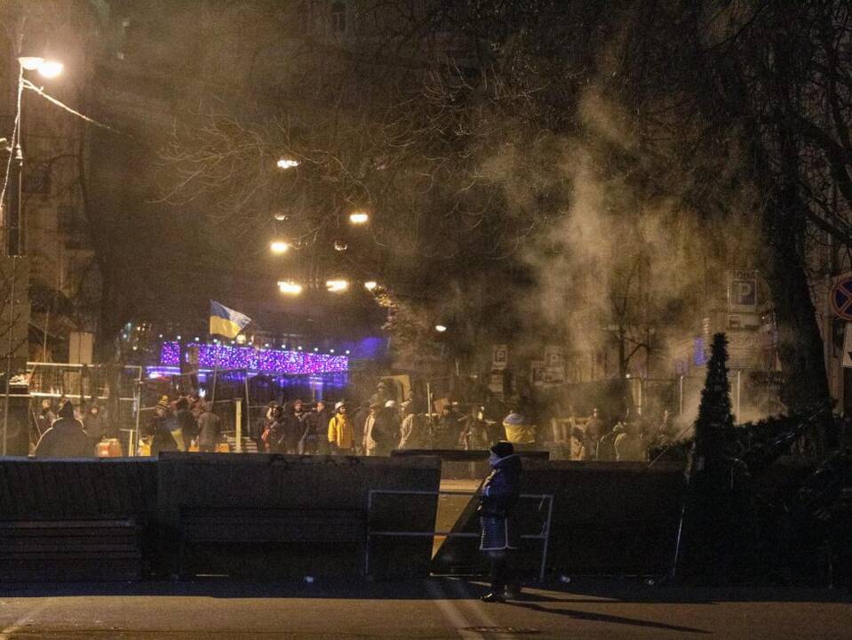 Kijeve per protestus sužeista dešimtys žurnalistų