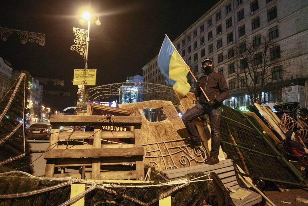 Kijeve per protestus sužeista dešimtys žurnalistų