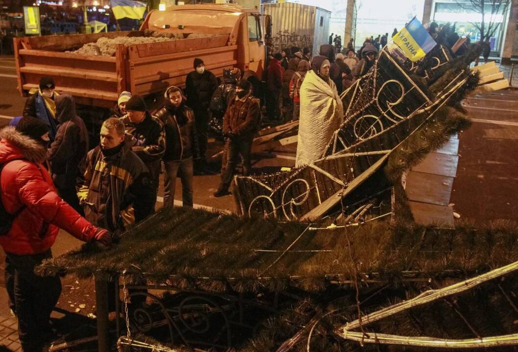Kijeve per protestus sužeista dešimtys žurnalistų