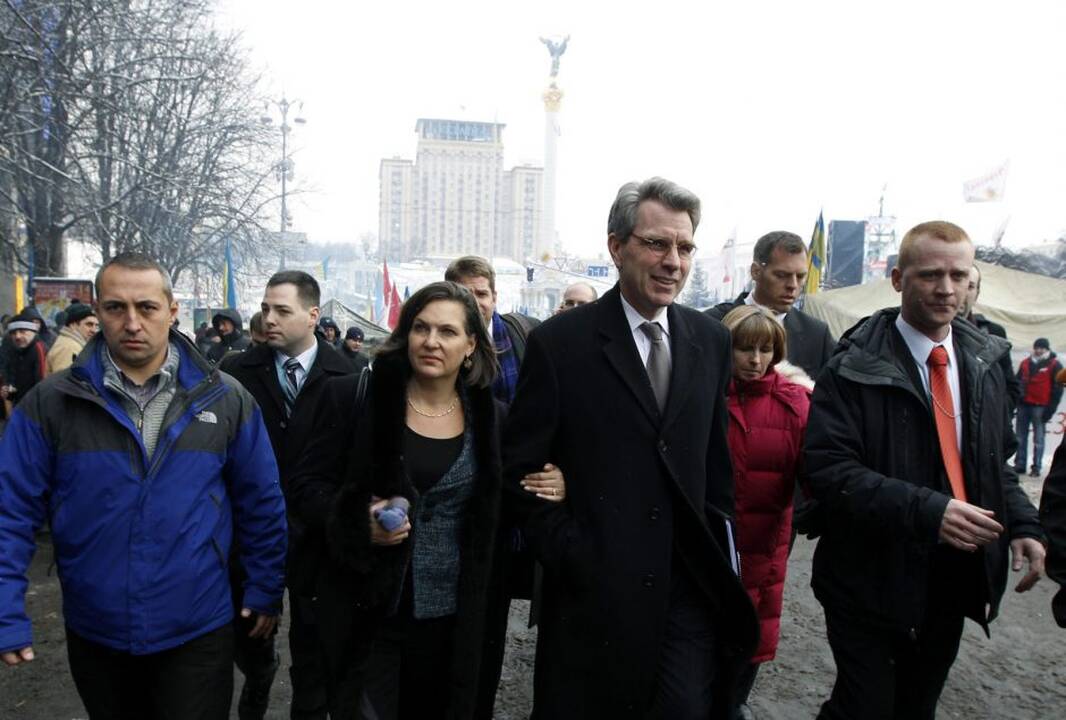 Ukrainos milicija šturmavo Nepriklausomybės aikštę Kijeve
