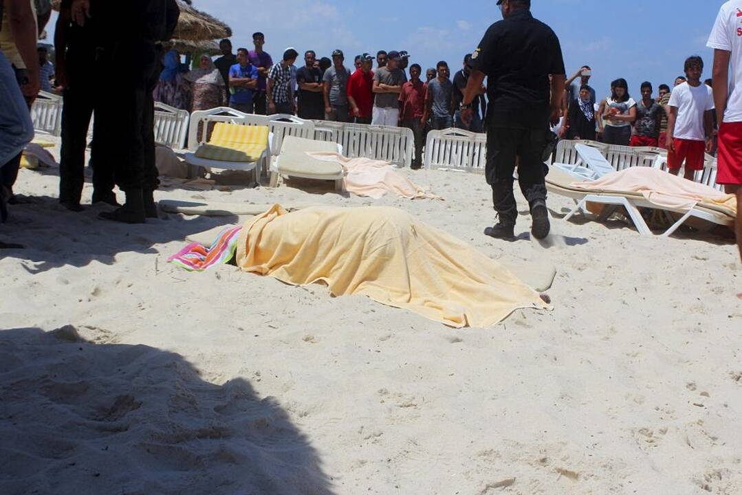 Kruvinas išpuolis Tuniso kurorte