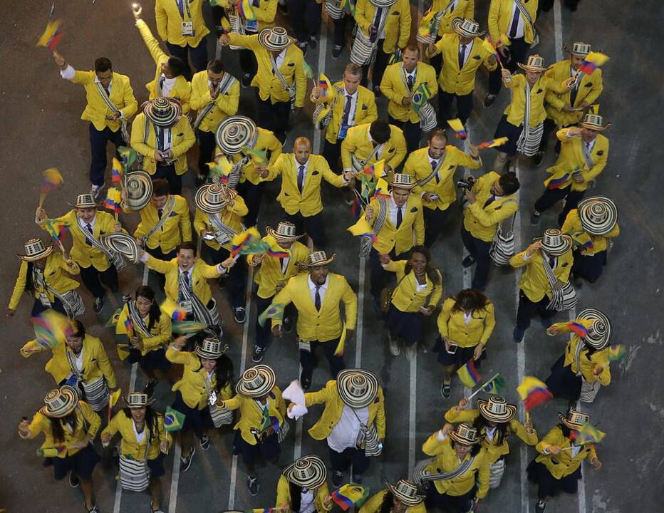 Spalvingas „Rio 2016“ olimpiados atidarymas
