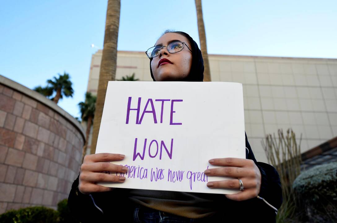 Amerikoje – masiniai protestai prieš D. Trumpą 