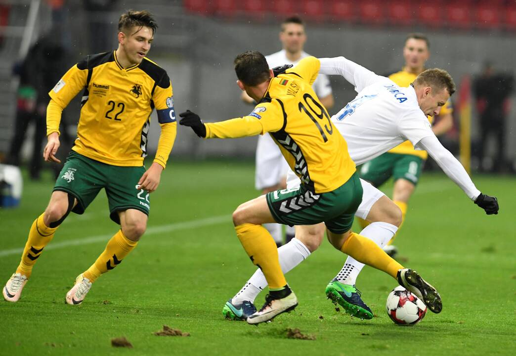 Futbolas: Slovakija - Lietuva 4:0