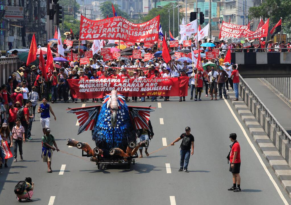 Tarptautinės darbo dienos protestai pasaulyje