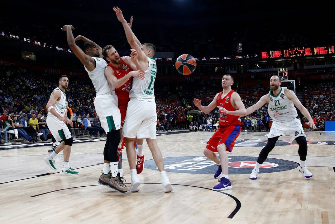 Eurolyga: „Žalgiris“ - CSKA 79:77