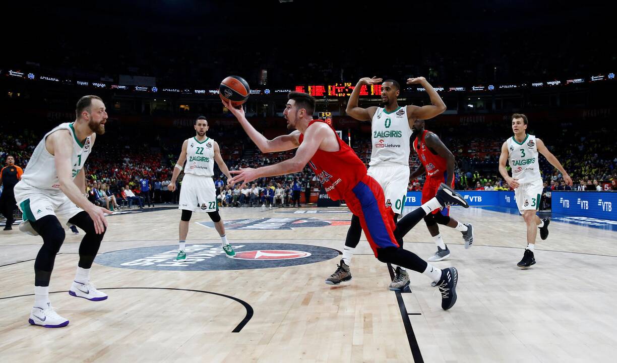 Eurolyga: „Žalgiris“ - CSKA 79:77