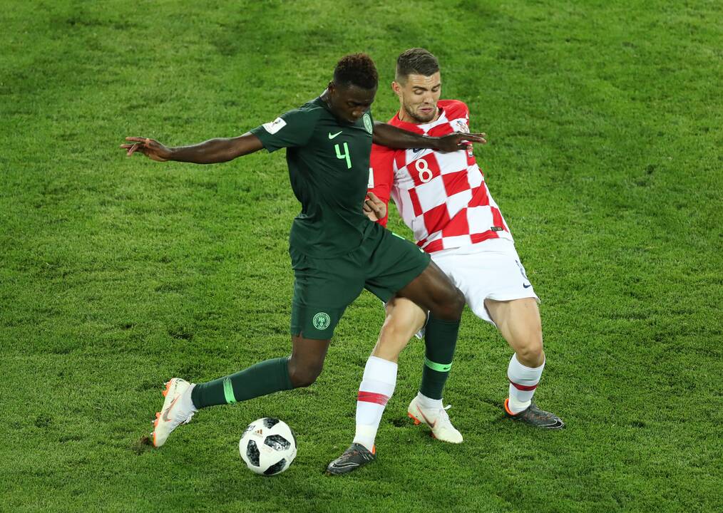 Kroatijos futbolininkai nugalėjo Nigeriją