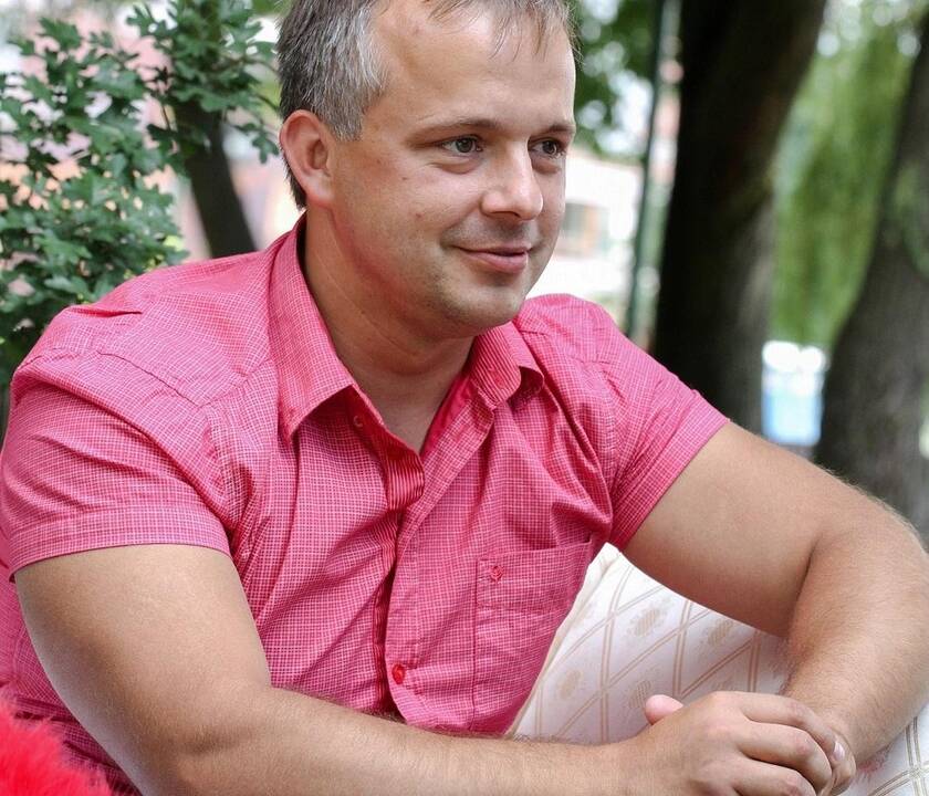 Festivalio iniciatorius ir ilgametis vadovas S.Domarkas.