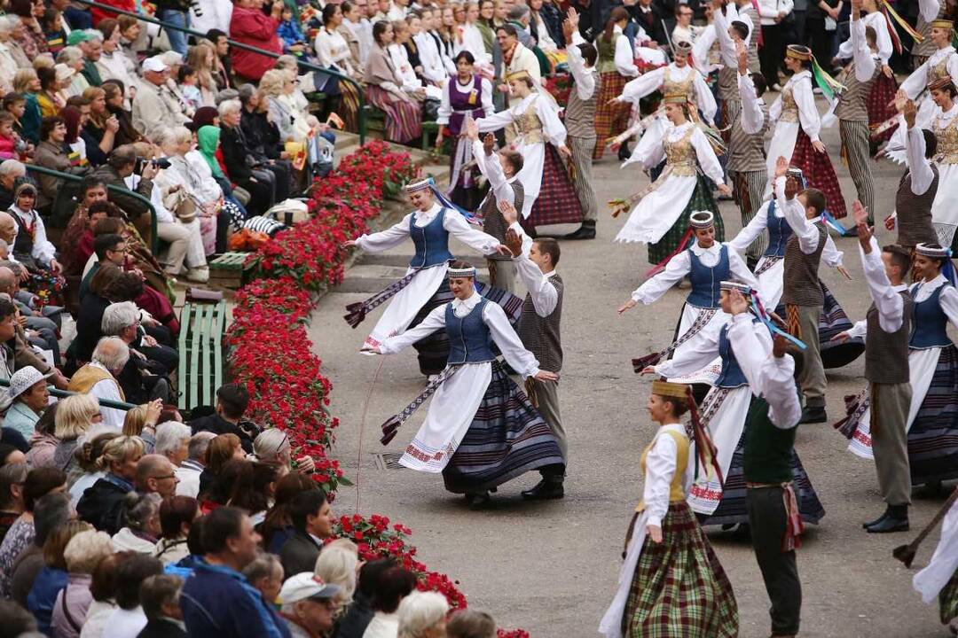 Dainų šventės atidarymas Dainų slėnyje Kaune