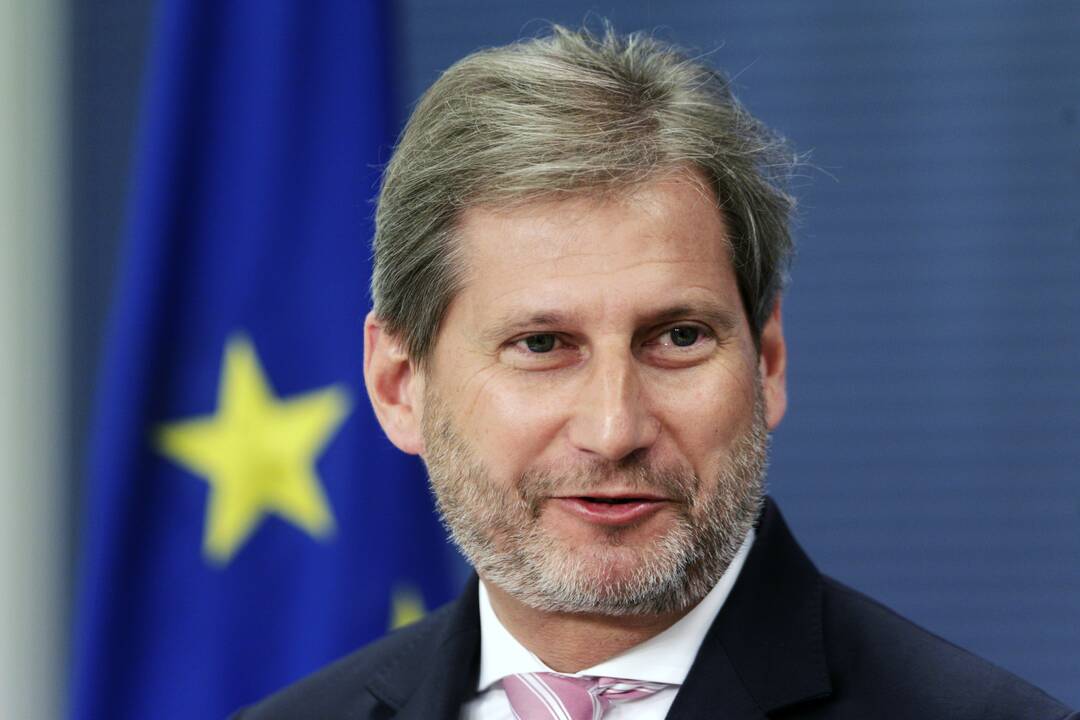 Vilniuje viešintis eurokomisaras J. Hahnas: Ukraina yra Europos dalis