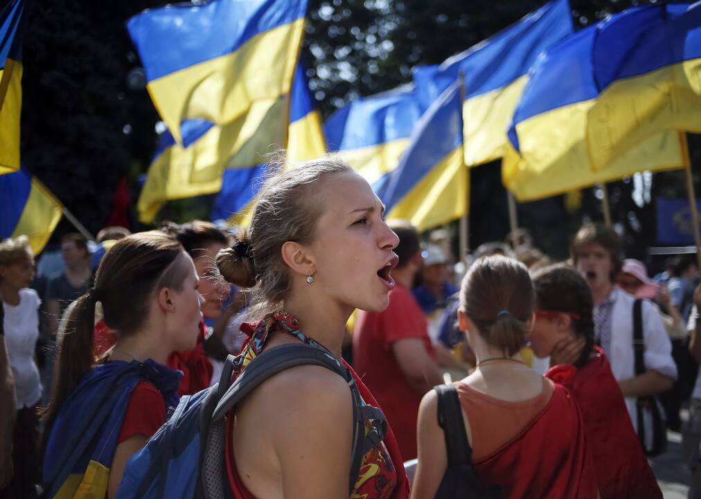 Kijeve įvyko masinis protestas prieš dažnėjančias atakas prieš aktyvistus