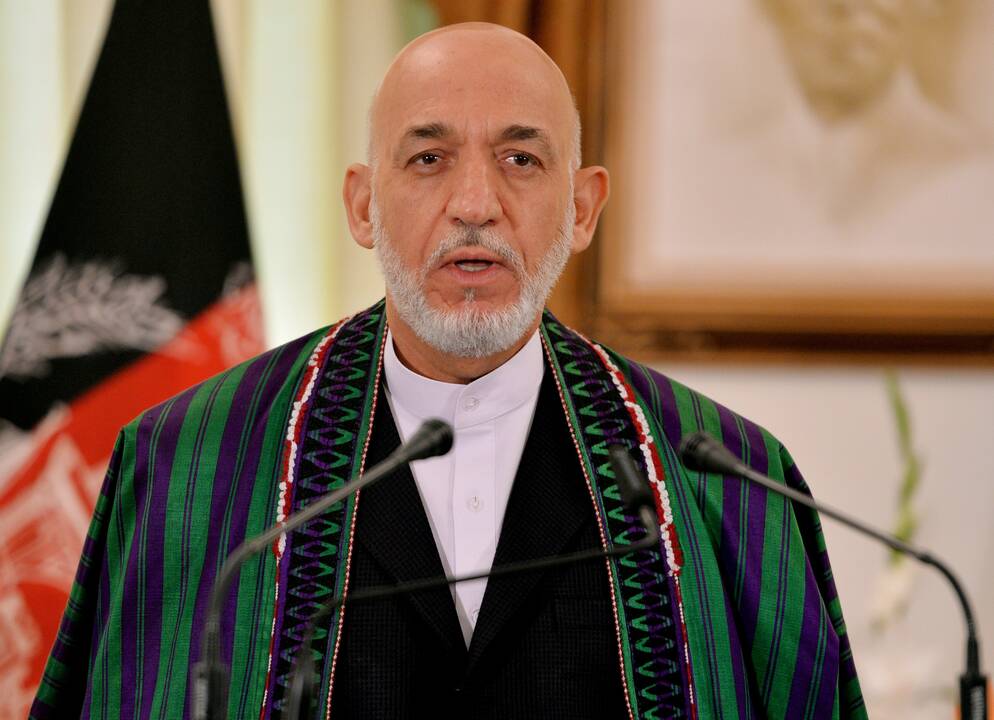 H.Karzai pabrėžia Pakistano pagalbos taikos derybose su Talibanu būtinybę