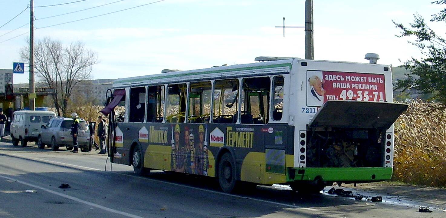 Volgograde – gedulas dėl šešių žmonių gyvybes nusinešusio sprogdinimo autobuse