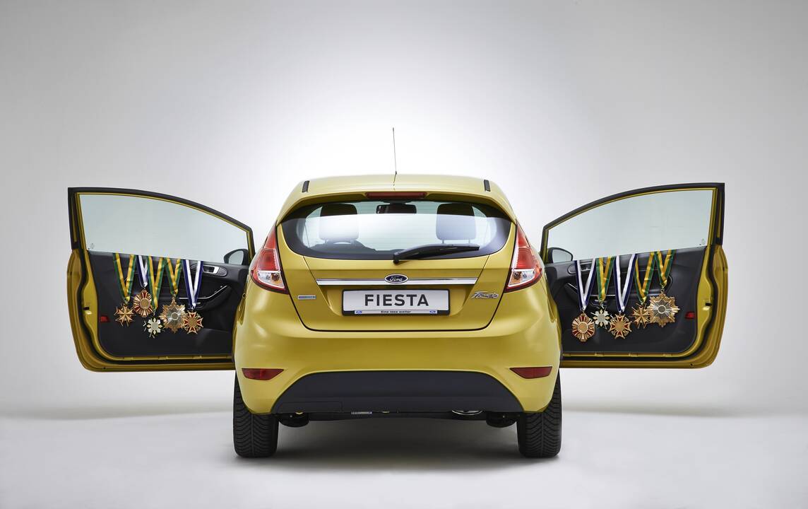 „Ford Fiesta“ išlieka populiariausiu mažu automobiliu Europoje