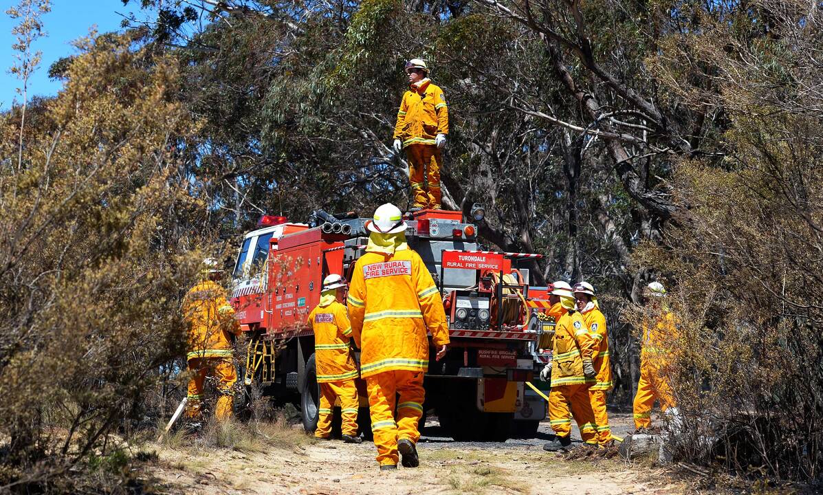 Australijos premjeras neigia klimato kaitos sąryšį su krūmynų gaisrais