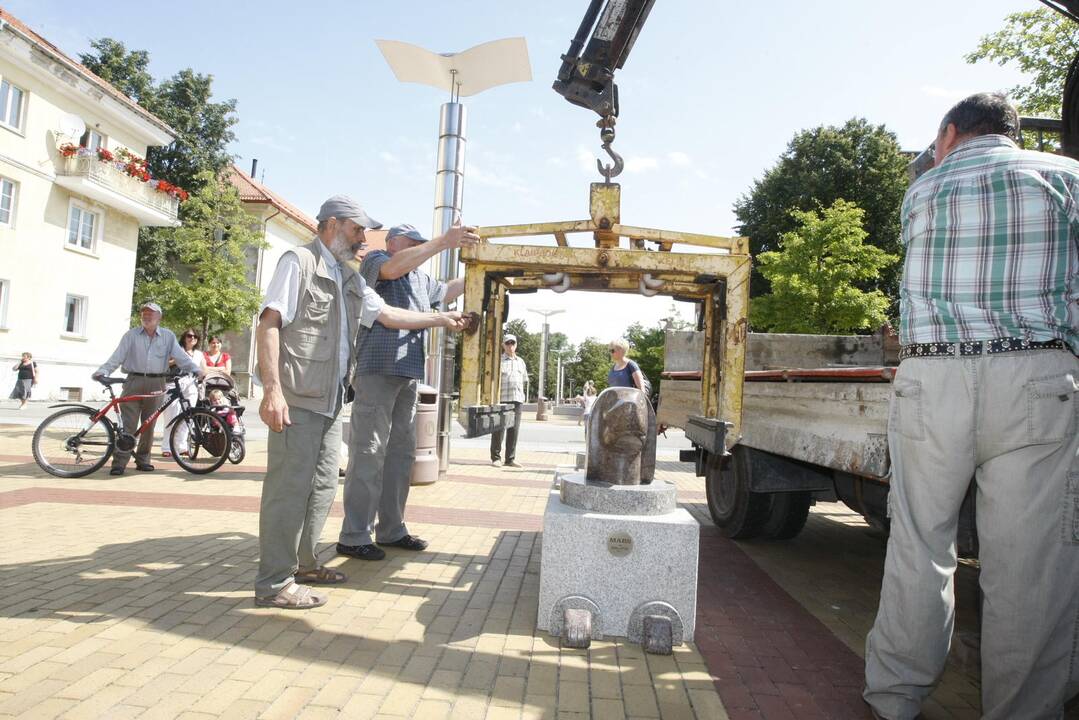 Mažvydo alėja papildė dar vienas meninis akcentas