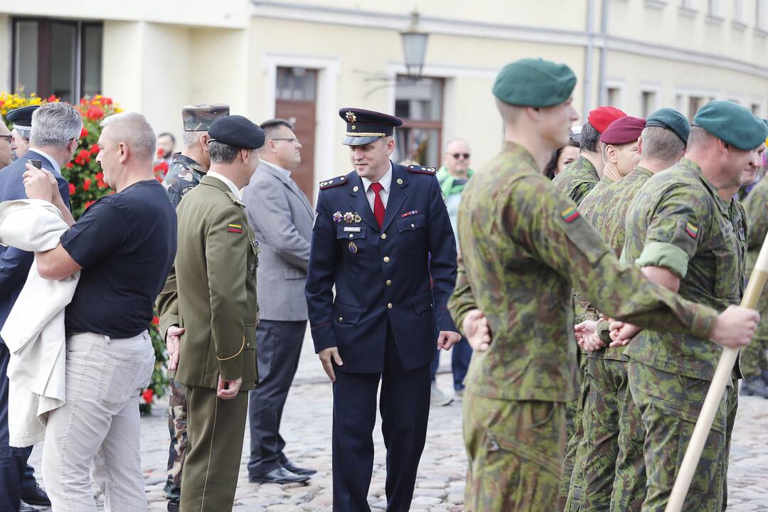 Dragūnų bataliono jubiliejaus iškilmes
