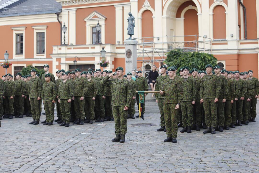 Dragūnų bataliono jubiliejaus iškilmes