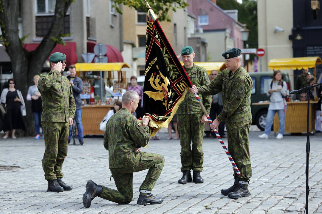 Dragūnų bataliono jubiliejaus iškilmes