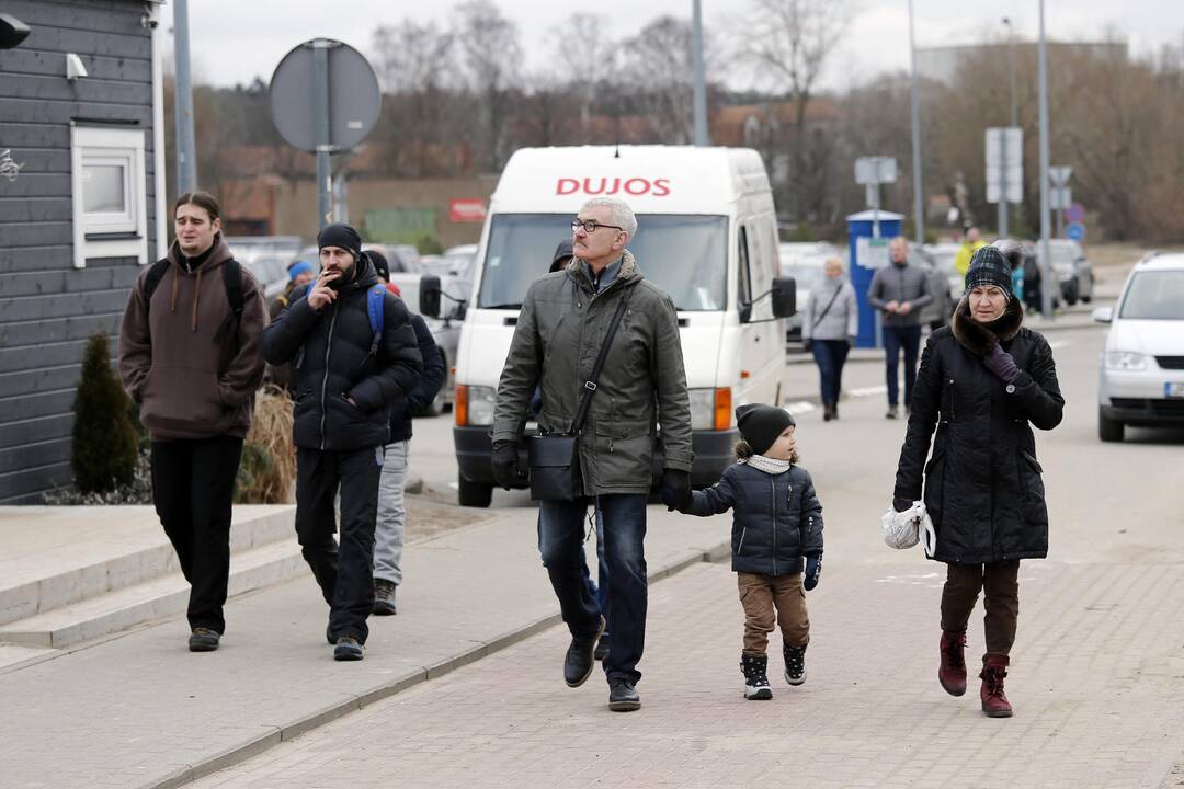 Piketas Melnragėje