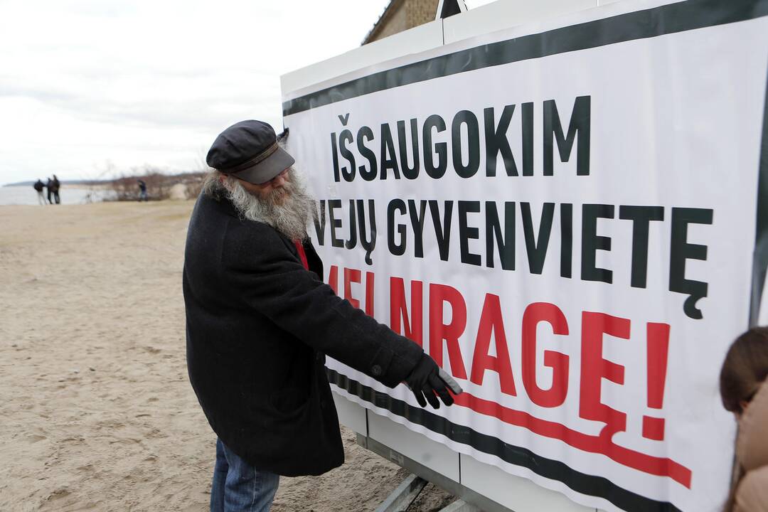 Piketas Melnragėje