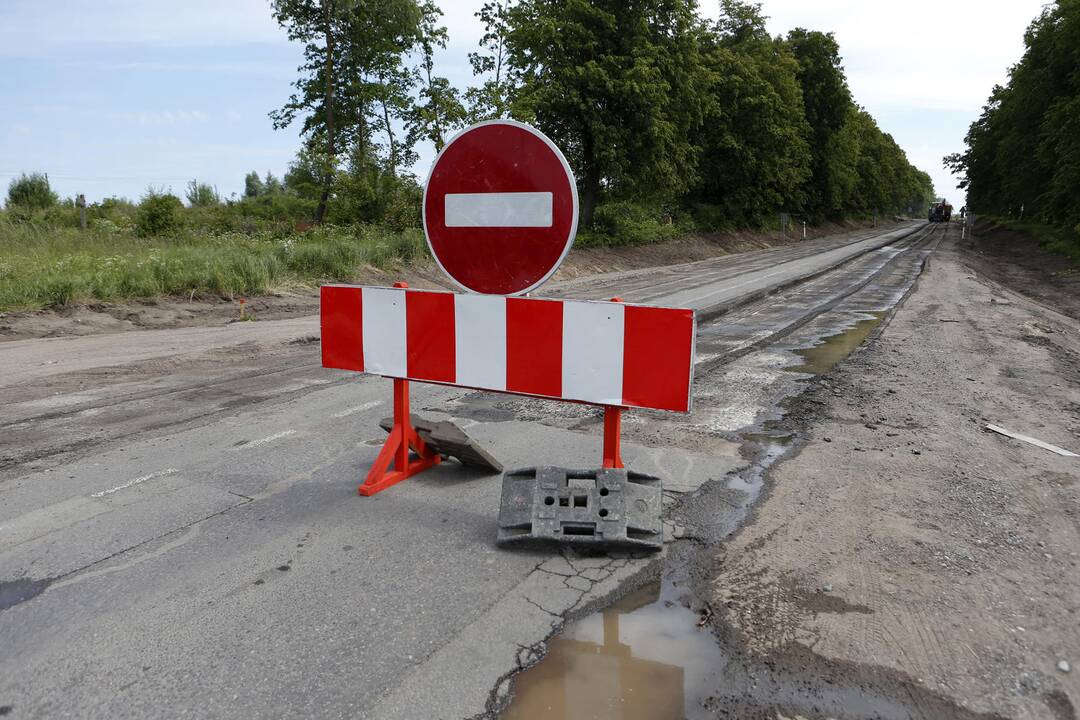 Uždaryta Tilžės gatvė