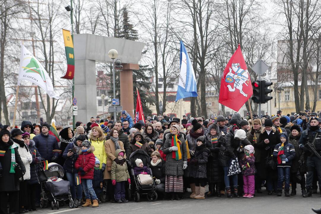 Vasario 16-osios minėjimas Klaipėdoje
