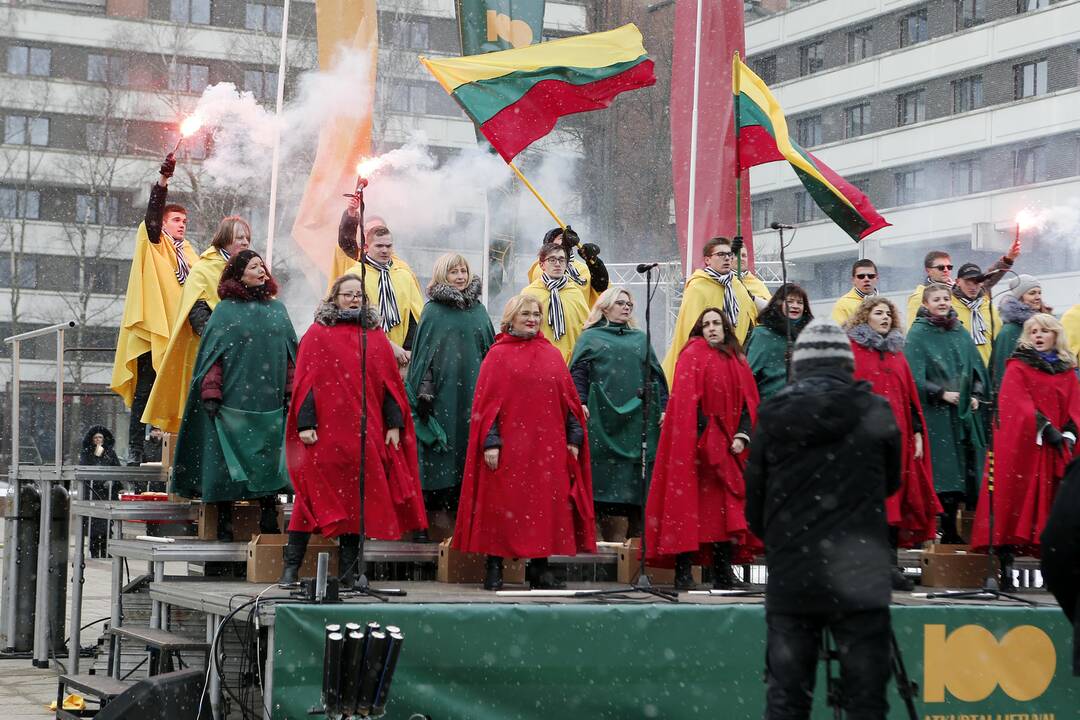 Vasario 16-osios minėjimas Klaipėdoje