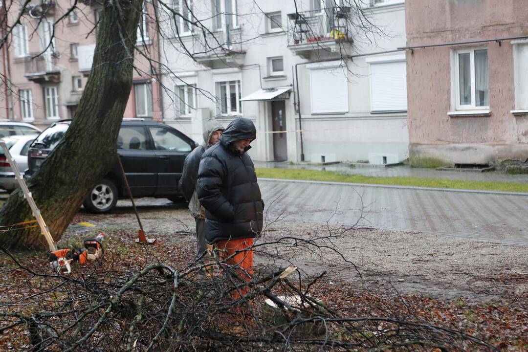 Gyventojai pasipyktino dėl kieme atliekamų darbų