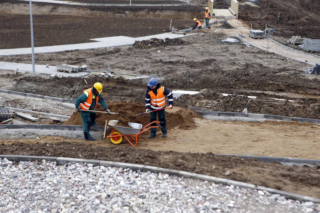 Valdininkai apžiūrėjo Sąjūdžio parką