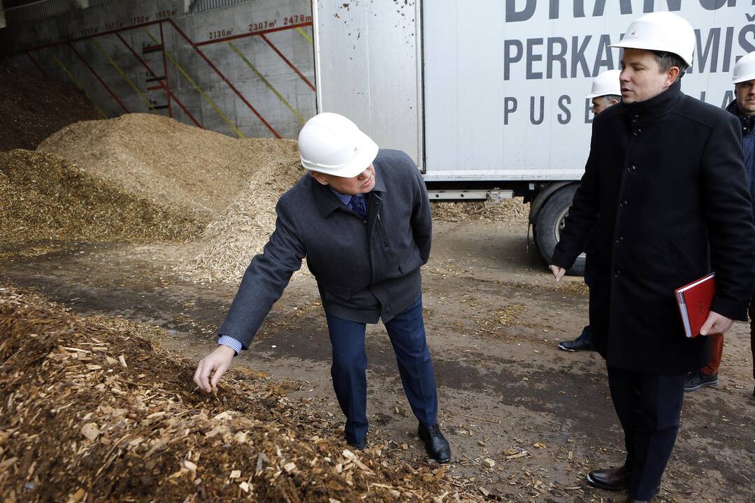 Meras lankėsi Klaipėdos energijoje