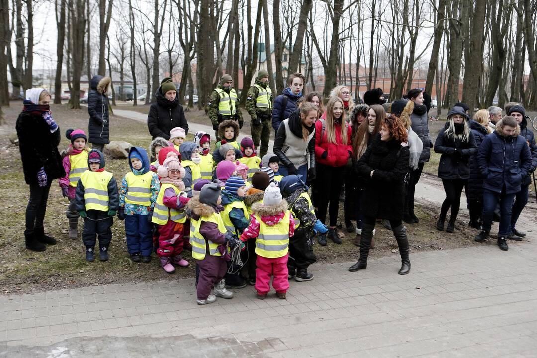 Sausio 15 - osios minėjimas skulptūrų parke