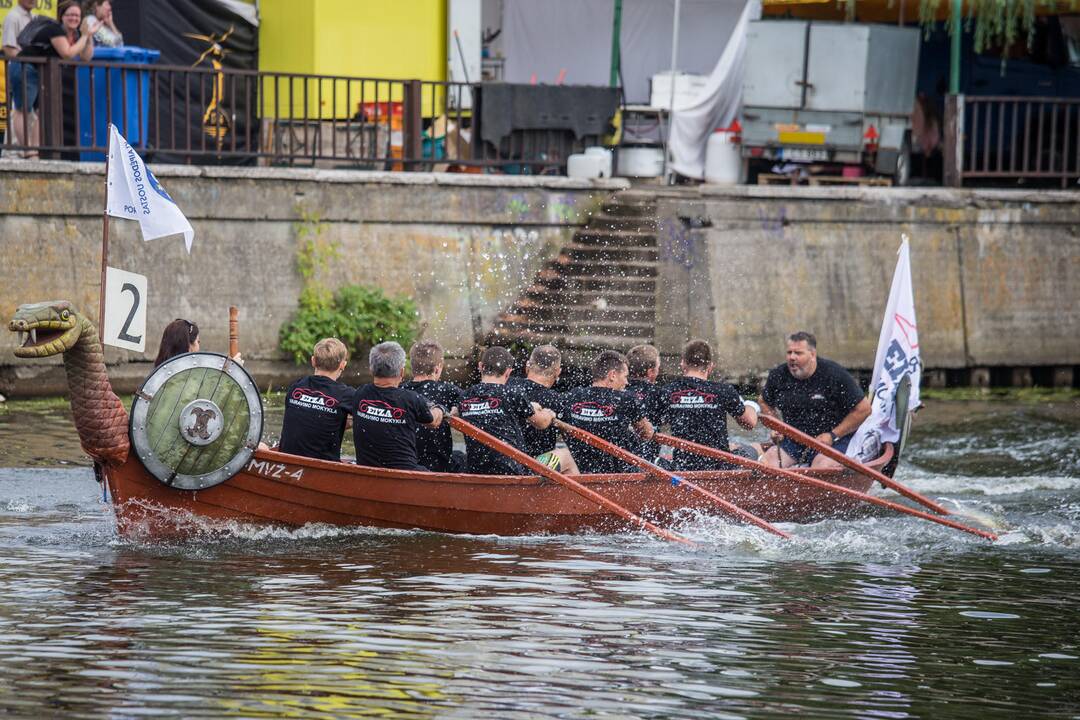 "Drakonų" laivų lenktynės 2018